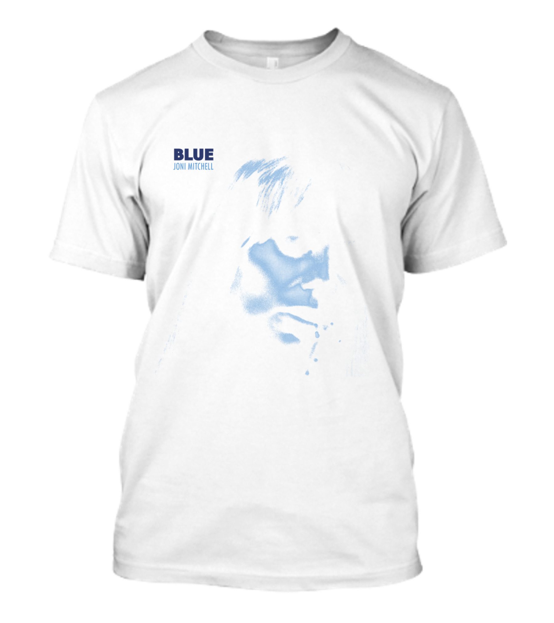 Joni Mitchell Blue 1971 Album Cover T-Shirt