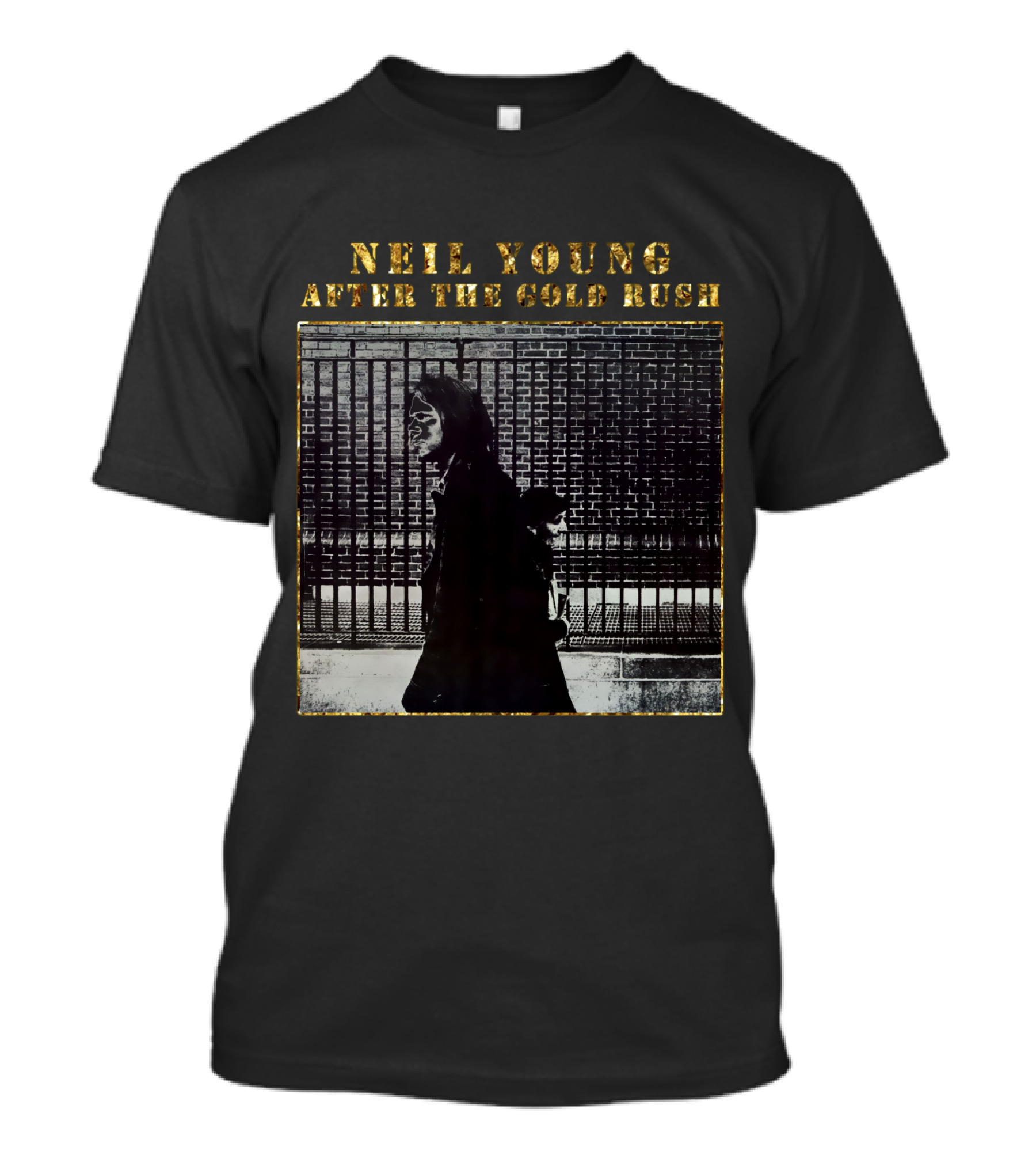 Neil Young After The Gold Rush Album Cover 1970 T-Shirt