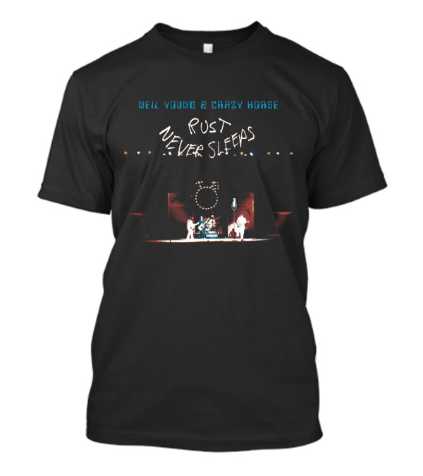 Neil Young And Crazy Horse Rust Never Sleeps Concert Stage Performance T-Shirt