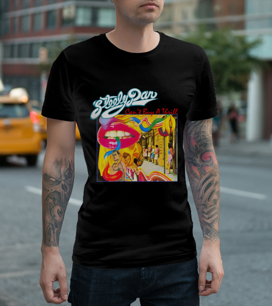 Steely Dan Can't Buy A Thrill Album Art Psychedelic Retro T-Shirt
