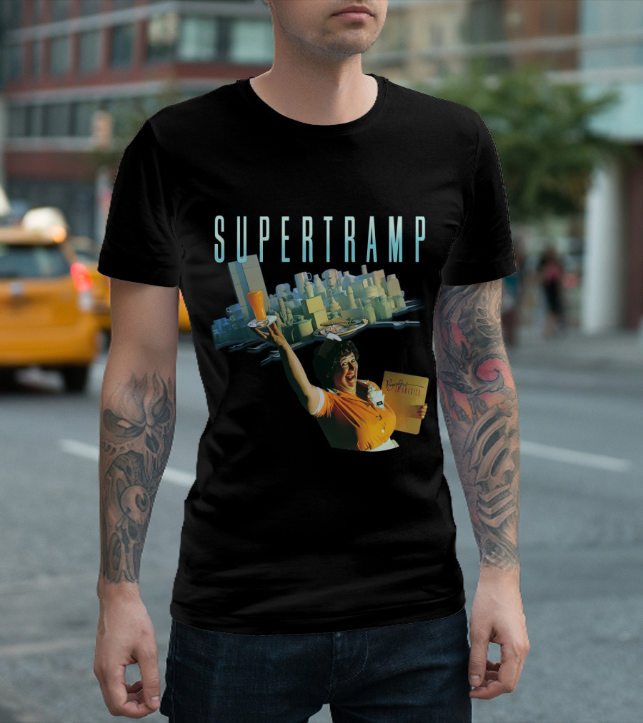 Supertramp Breakfast in America Album Cover Classic Iconic T-Shirt