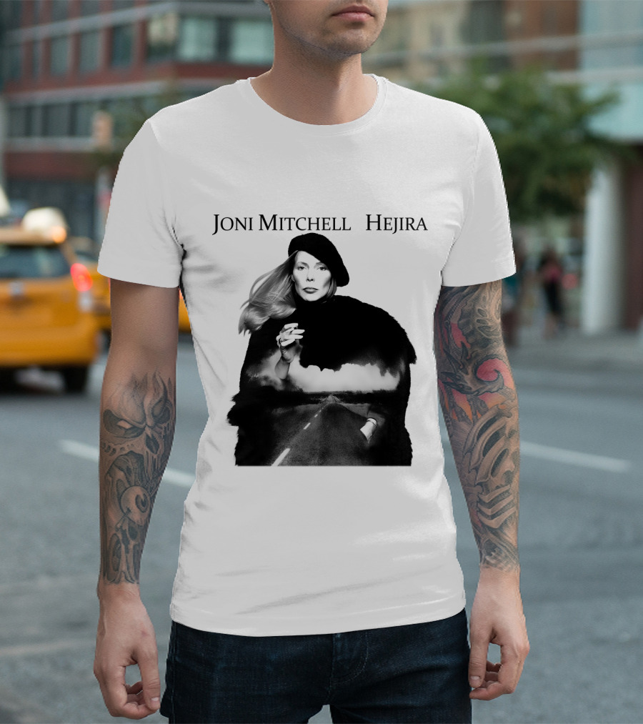 Joni Mitchell Hejira Album Cover Road T-Shirt