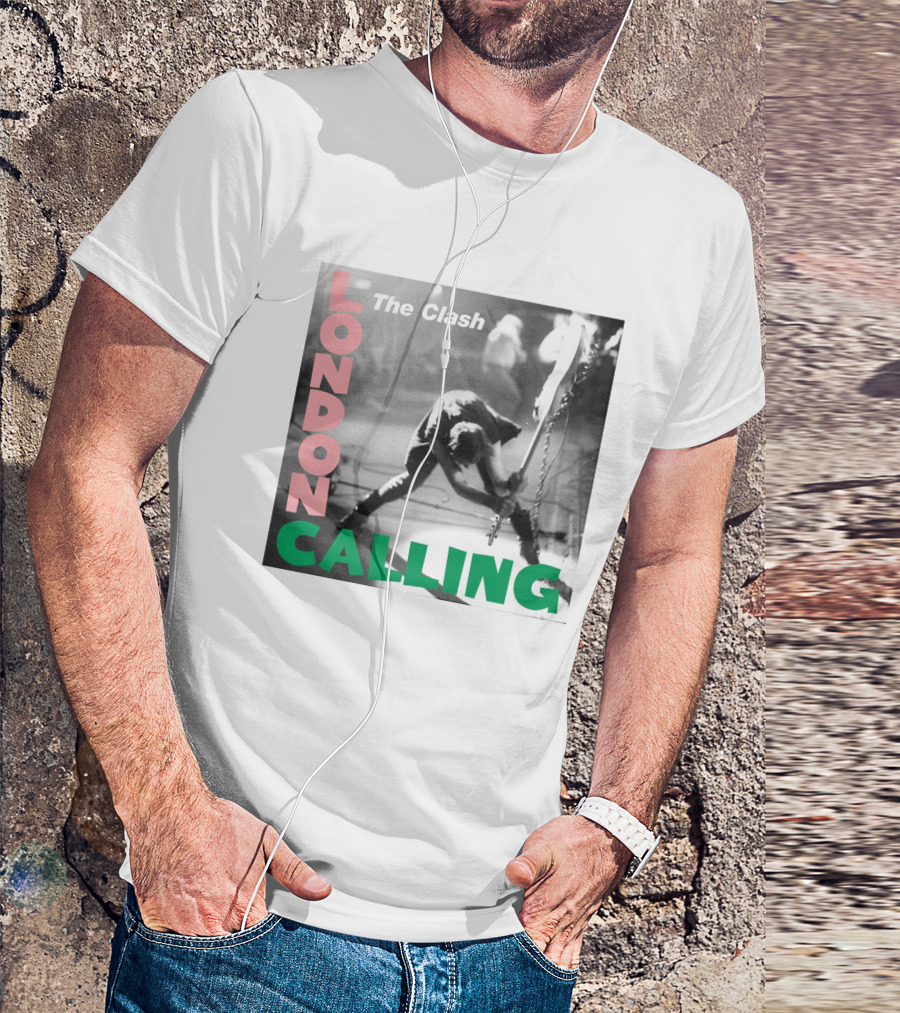 The Clash London Calling Iconic Album Cover Punk Rock Legends T-Shirt
