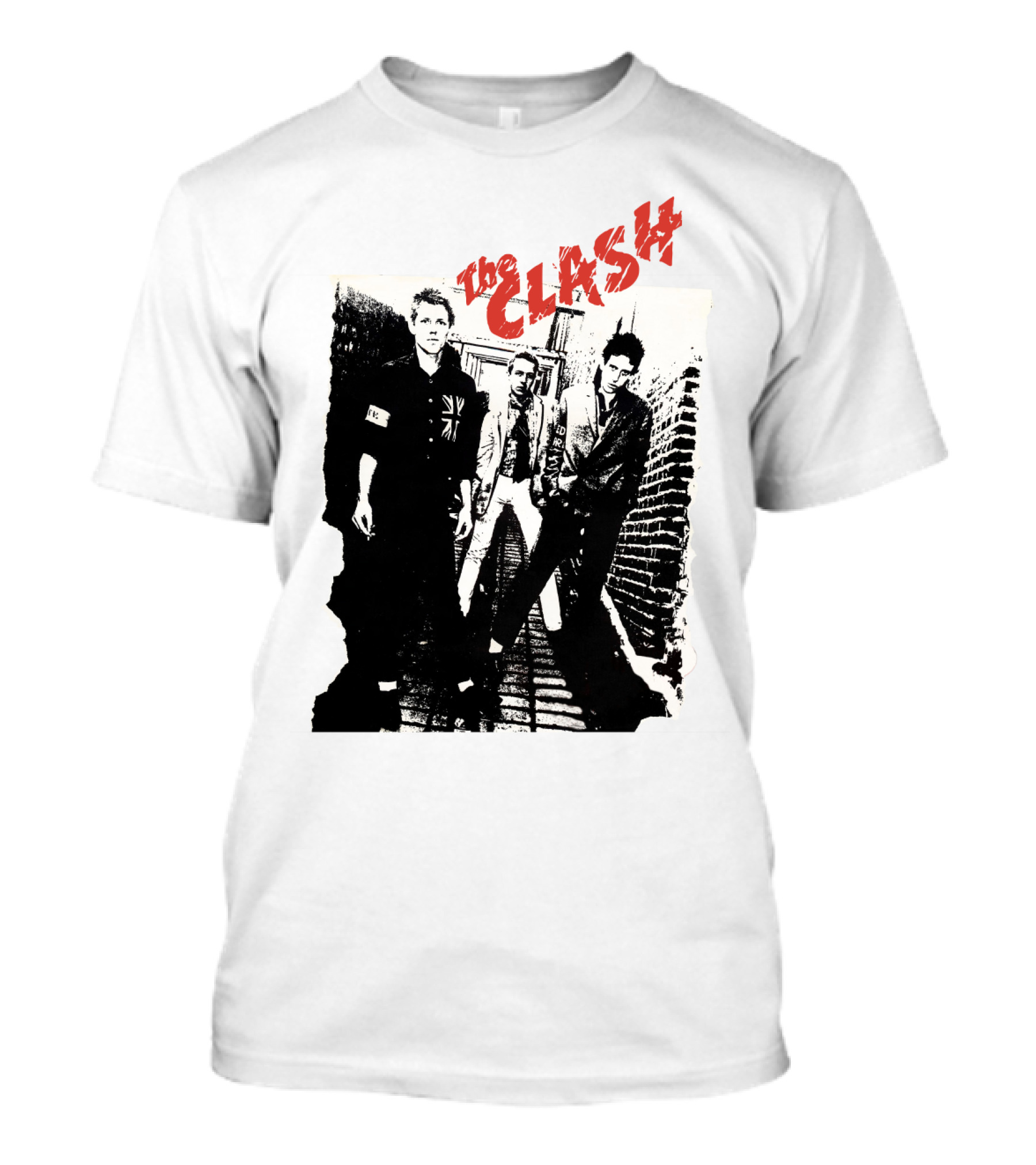 The Clash Iconic Punk Rock Album Cover T-Shirt