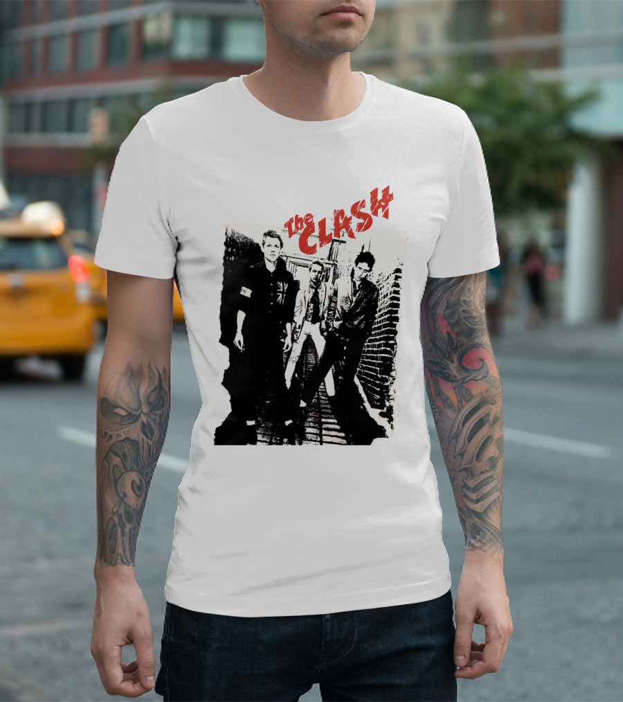 The Clash Iconic Punk Rock Album Cover T-Shirt