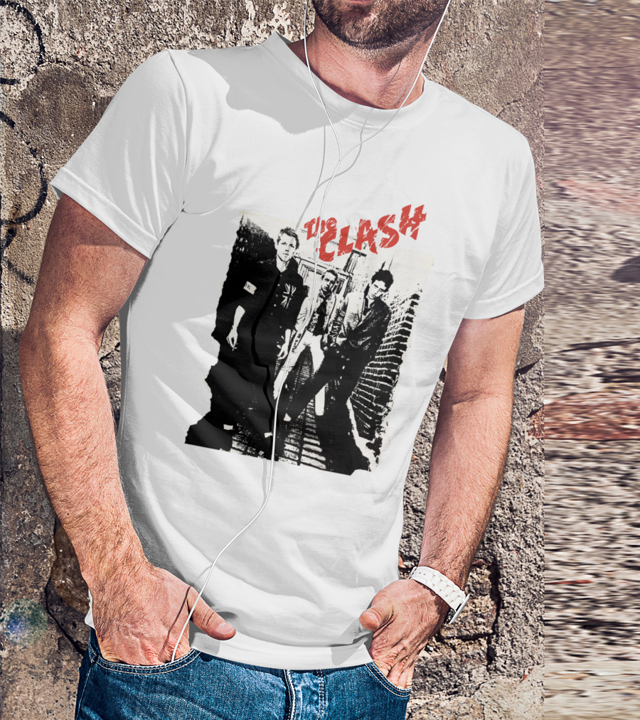 The Clash Iconic Punk Rock Album Cover T-Shirt