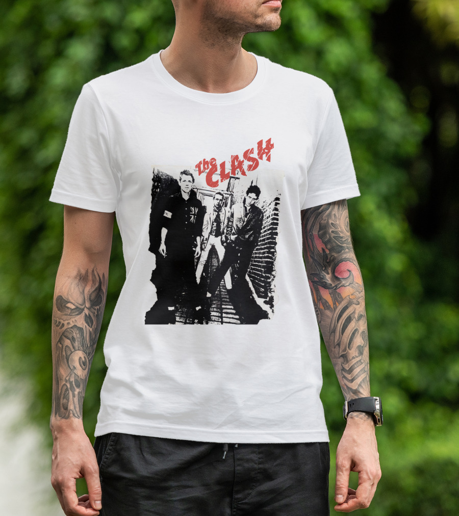 The Clash Iconic Punk Rock Album Cover T-Shirt