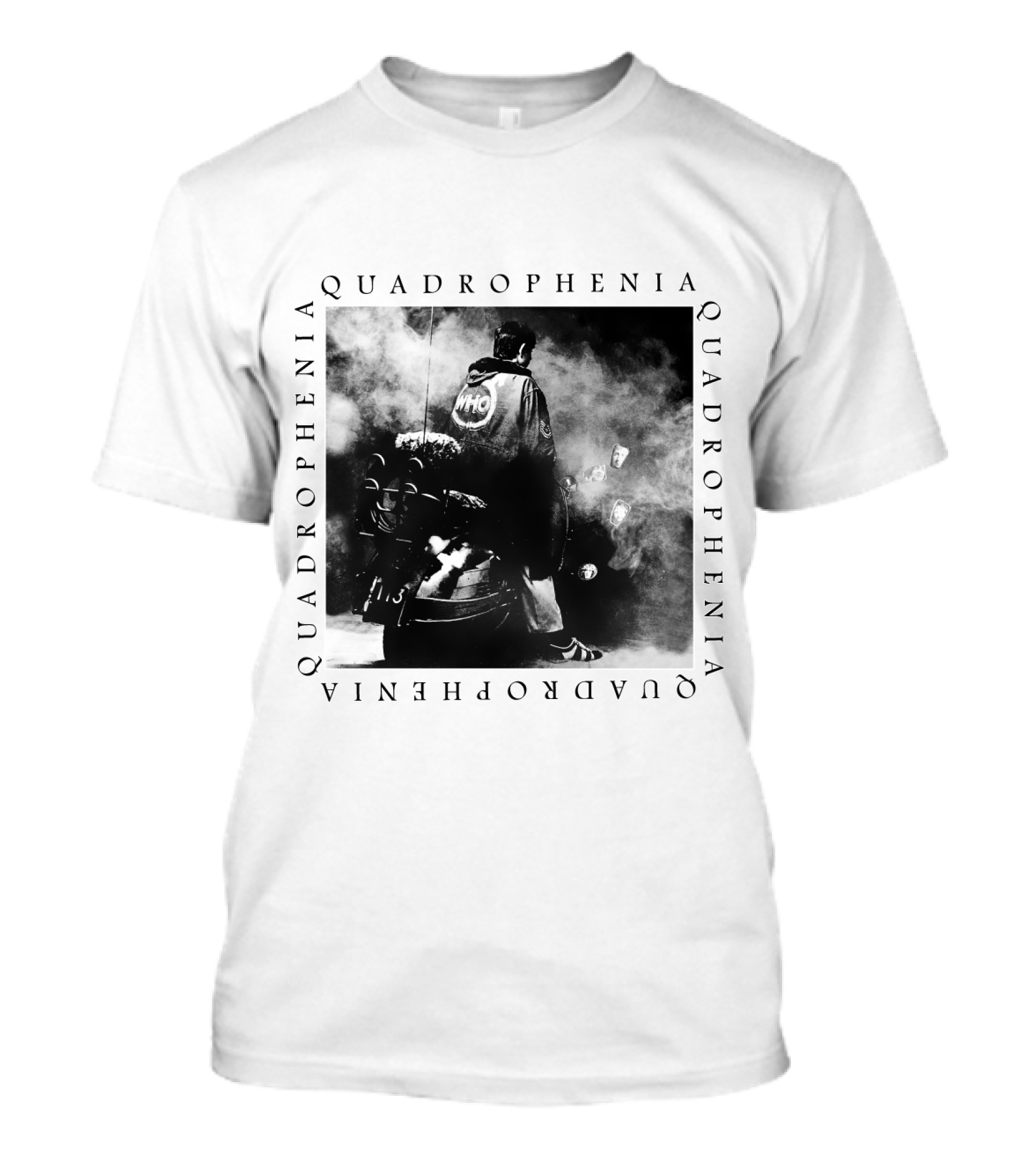 Quadrophenia The Who Motorcycle Jacket Smoke Image T-Shirt