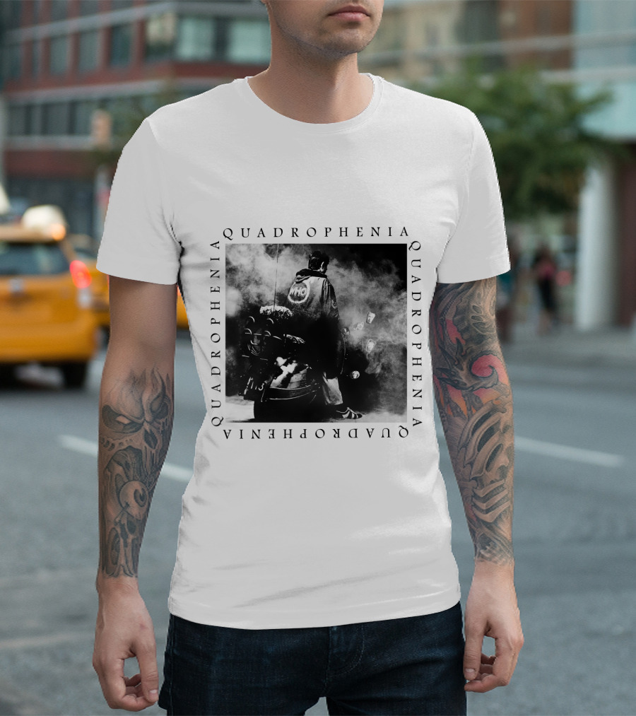 Quadrophenia The Who Motorcycle Jacket Smoke Image T-Shirt