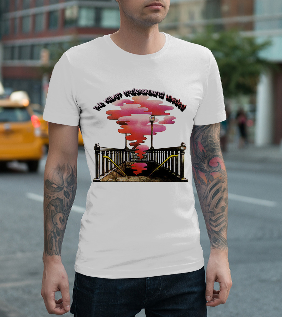 The Velvet Underground Loaded 1970 Album Subway Artwork Junction Brooklyn Uptown Via 8th Avenue Station T-Shirt