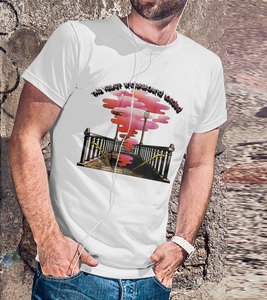 The Velvet Underground Loaded 1970 Album Subway Artwork Junction Brooklyn Uptown Via 8th Avenue Station T-Shirt