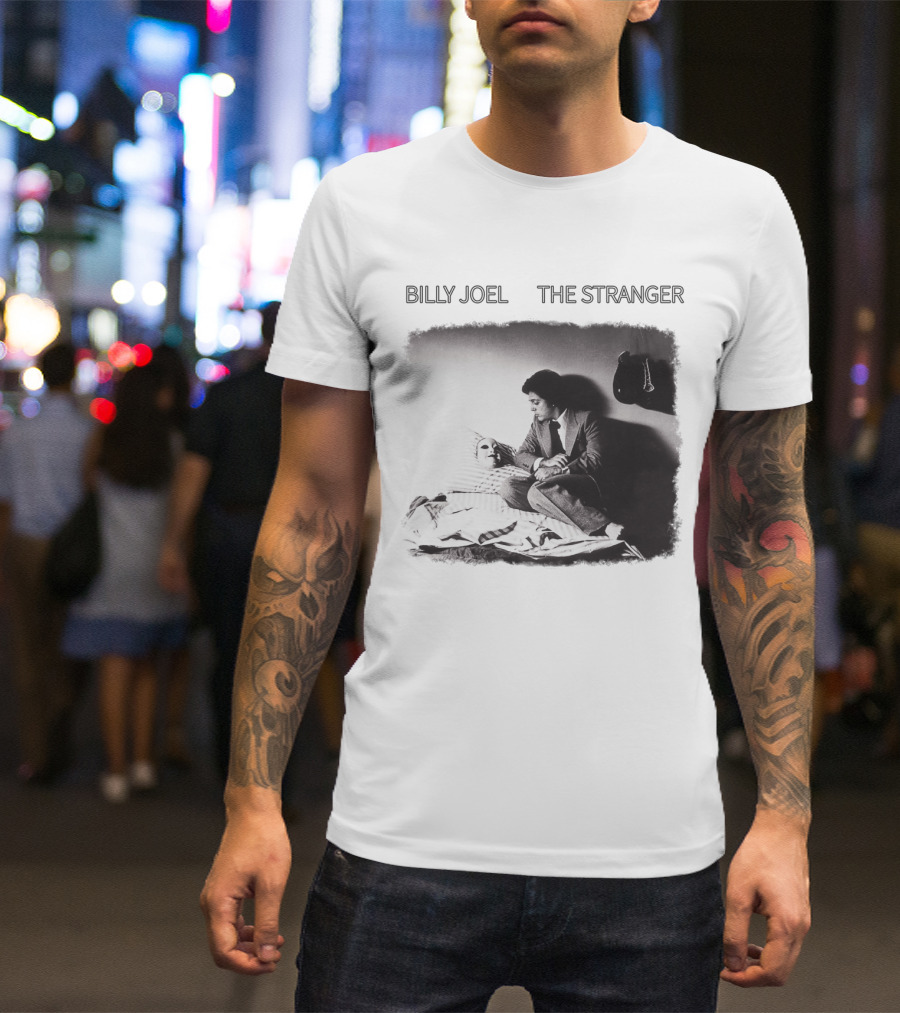 Billy Joel The Stranger Album Cover Sitting On Bed With Mask T-Shirt