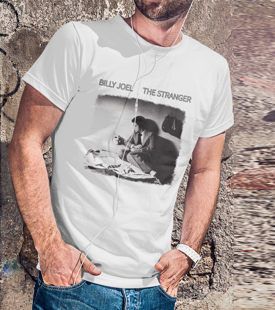 Billy Joel The Stranger Album Cover Sitting On Bed With Mask T-Shirt