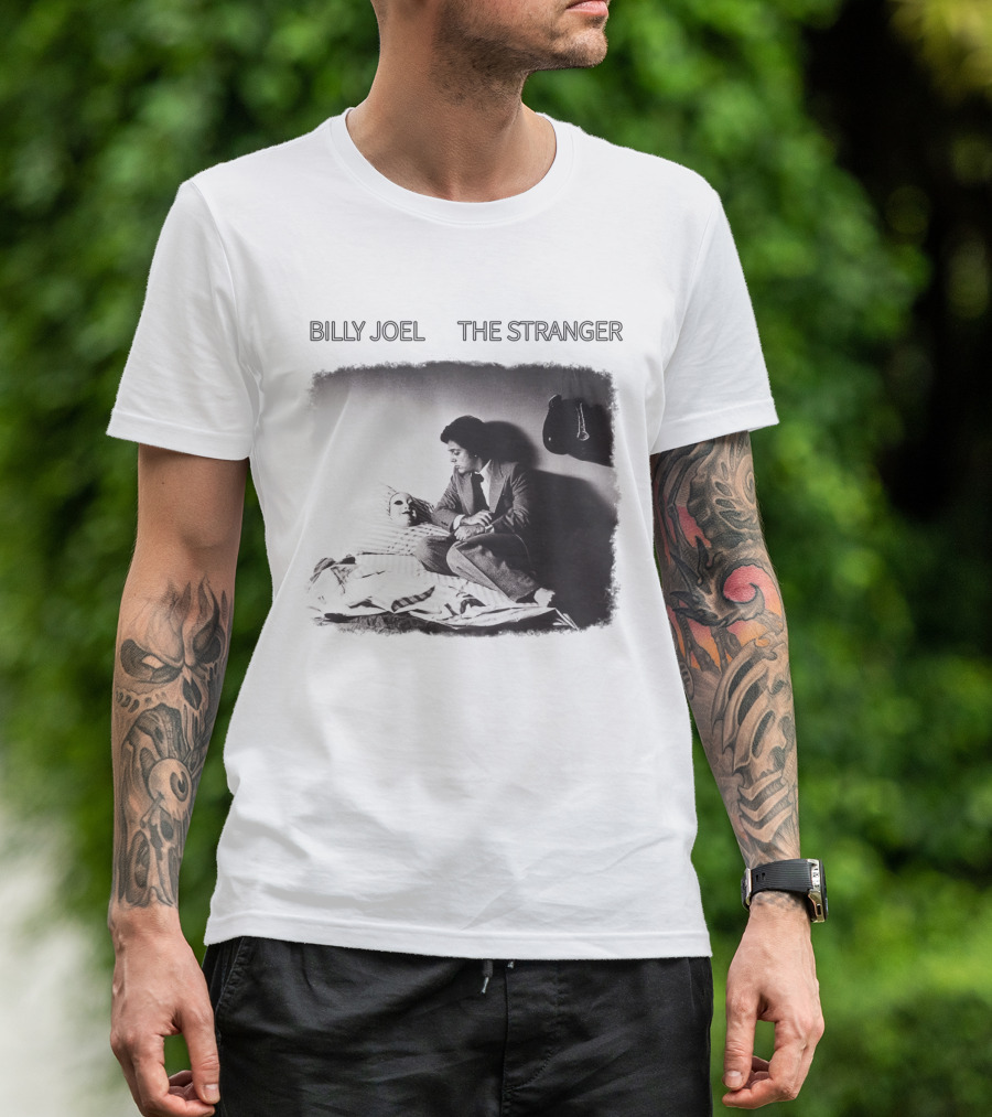 Billy Joel The Stranger Album Cover Sitting On Bed With Mask T-Shirt