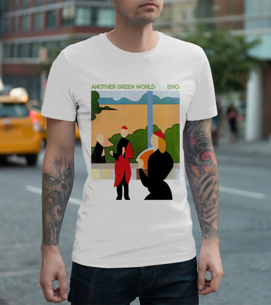 Another Green World Eno Album Artwork Geometric Figures T-Shirt