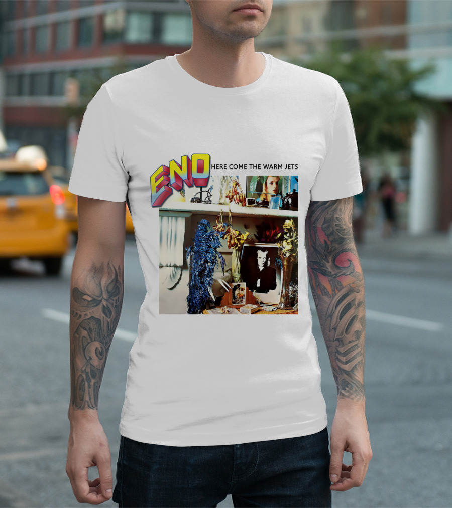 ENO Here Come The Warm Jets Vibrant Album Imagery T-Shirt