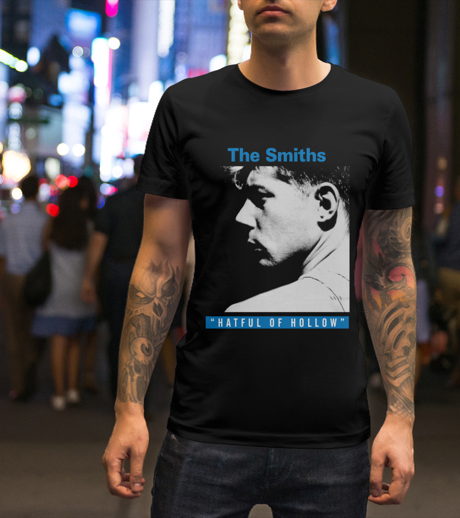 The Smiths Hatful Of Hollow Black And White Profile T-Shirt
