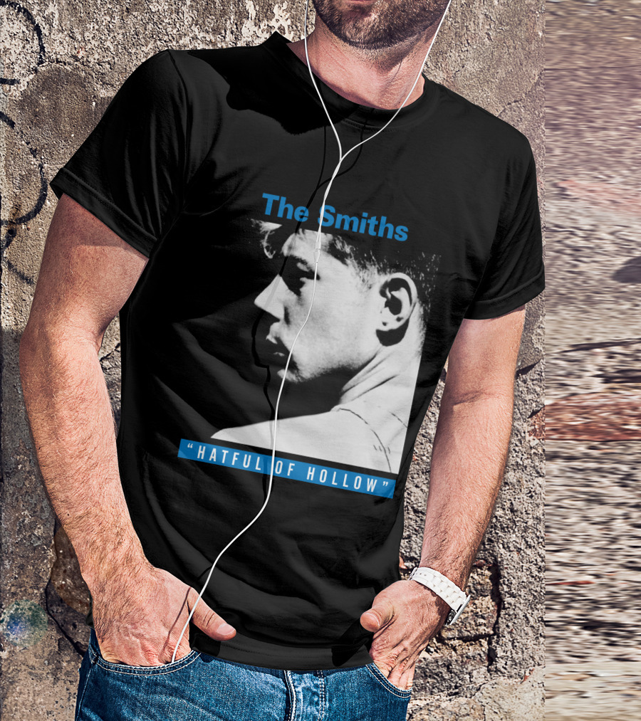 The Smiths Hatful Of Hollow Black And White Profile T-Shirt