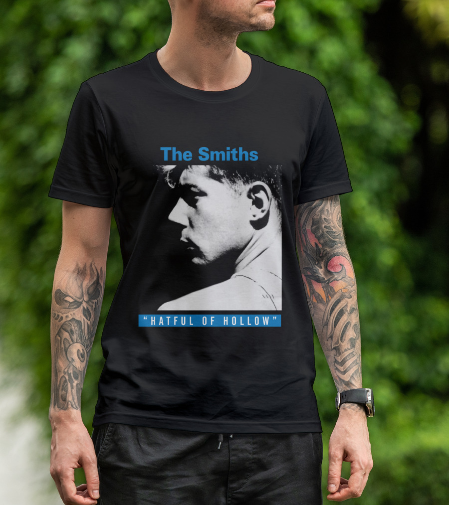 The Smiths Hatful Of Hollow Black And White Profile T-Shirt