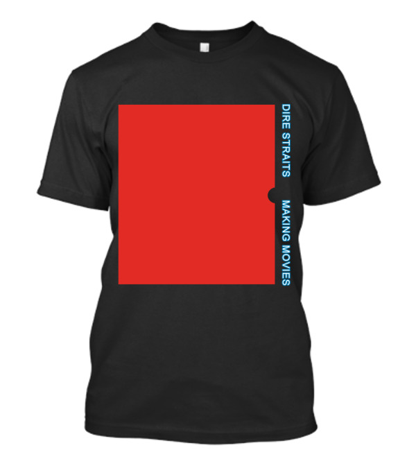 Dire Straits Making Movies Album Cover Red Rectangle T-Shirt