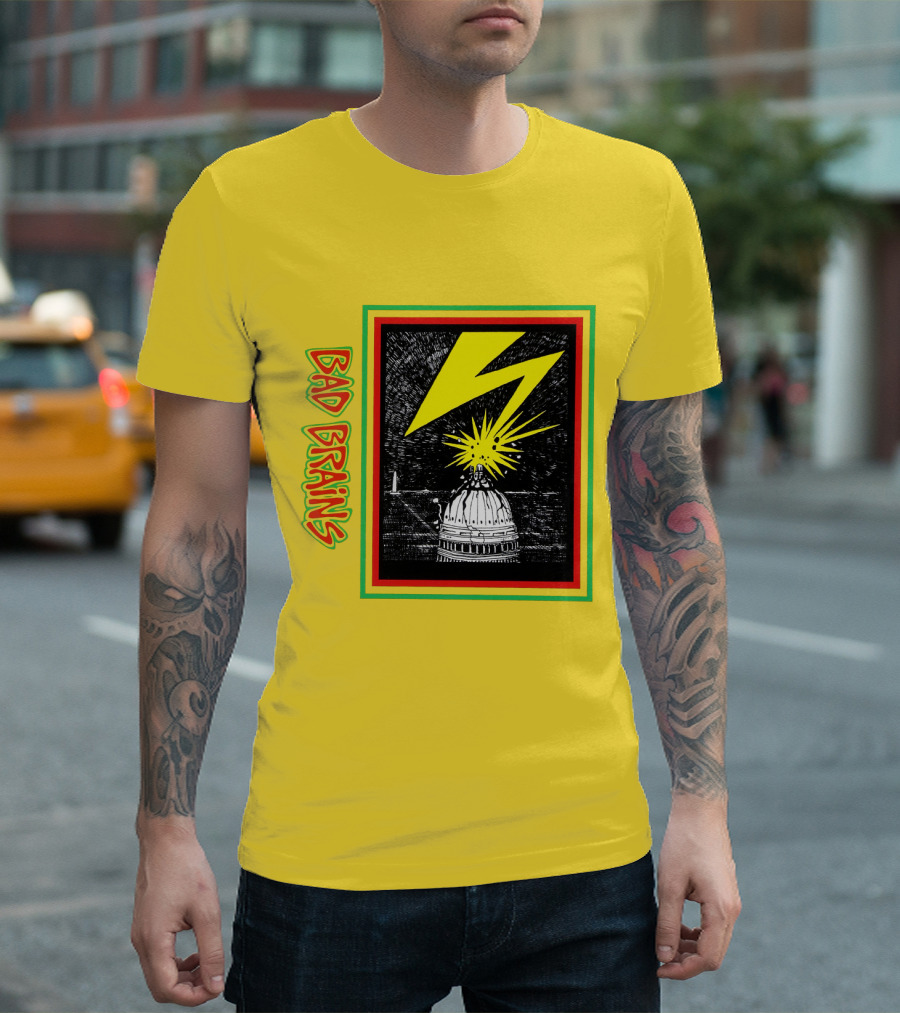 Bad Brains Capitol Lightning Bolt T-Shirt
