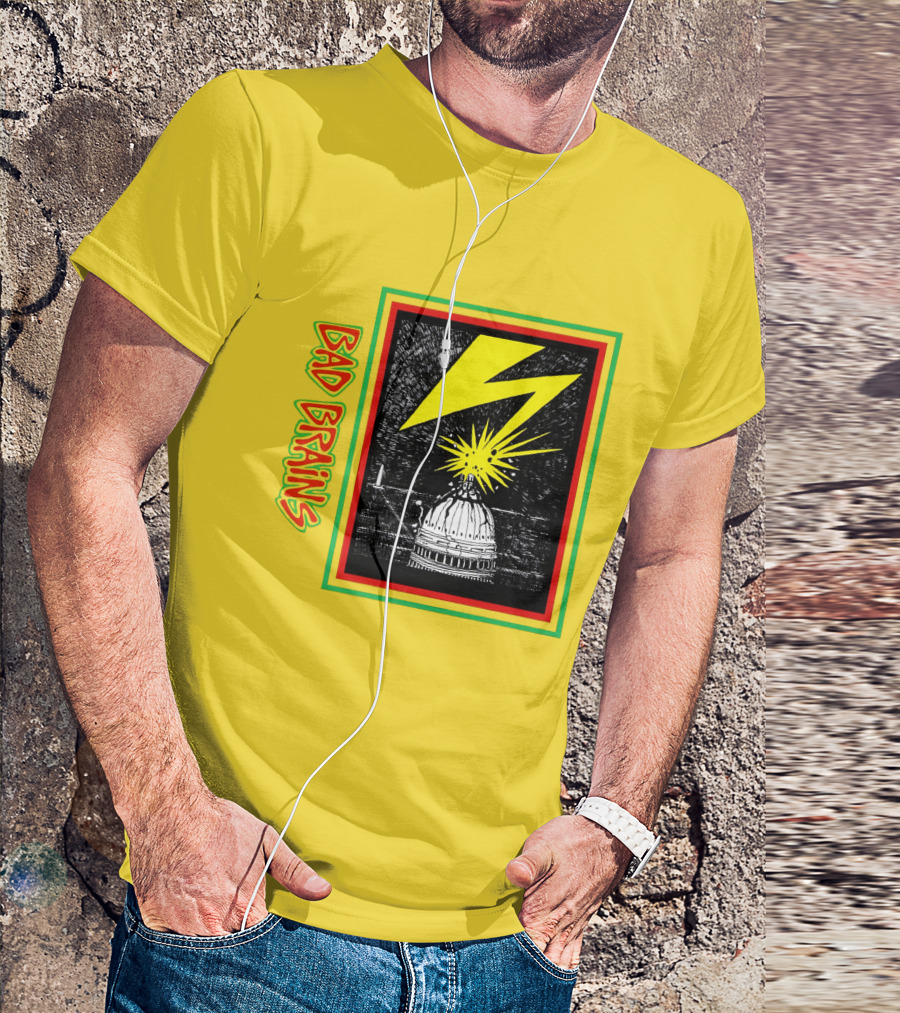 Bad Brains Capitol Lightning Bolt T-Shirt