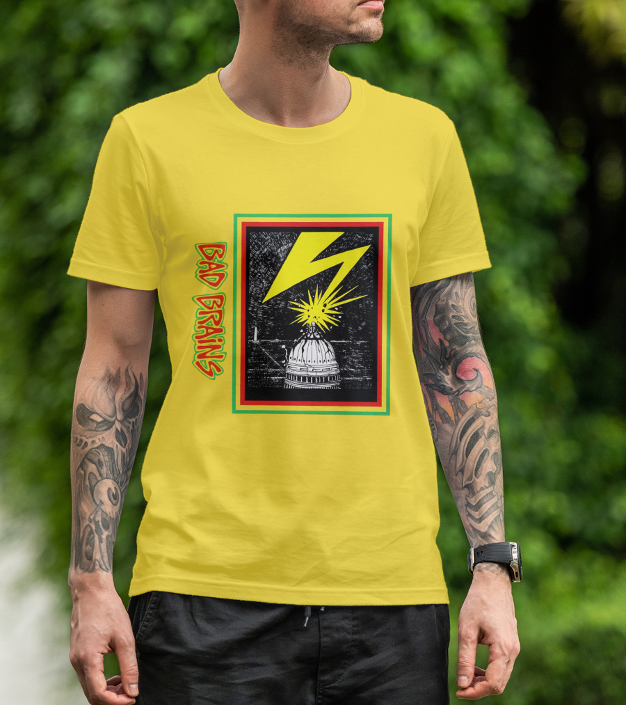 Bad Brains Capitol Lightning Bolt T-Shirt