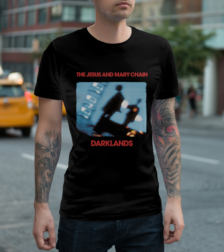 The Jesus and Mary Chain Darklands Silhouette Album Cover T-Shirt