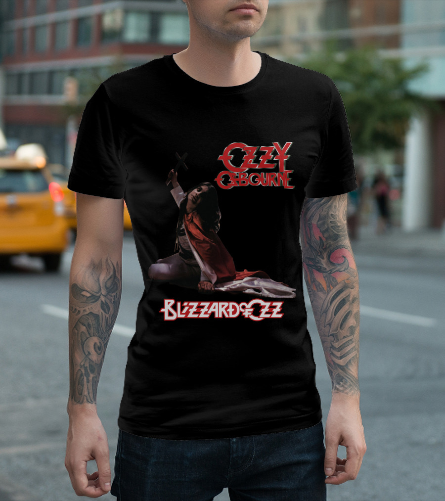 Ozzy Osbourne Blizzard of Ozz Rock Album Art Classic T-Shirt