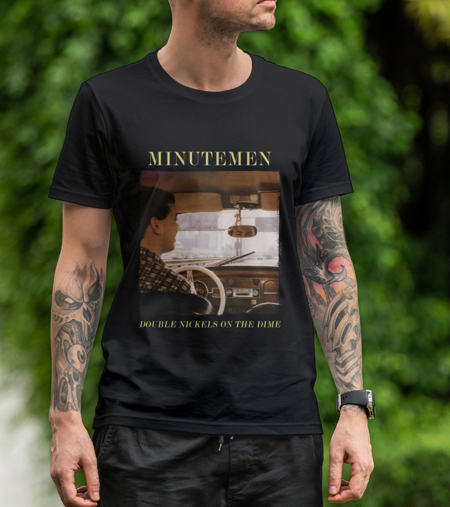Minutemen Double Nickels On The Dime Album Cover Driving Scene T-Shirt