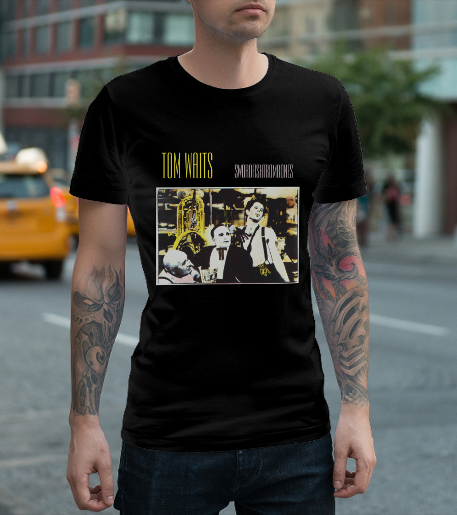 Tom Waits Swordfishtrombones Album Cover T-Shirt
