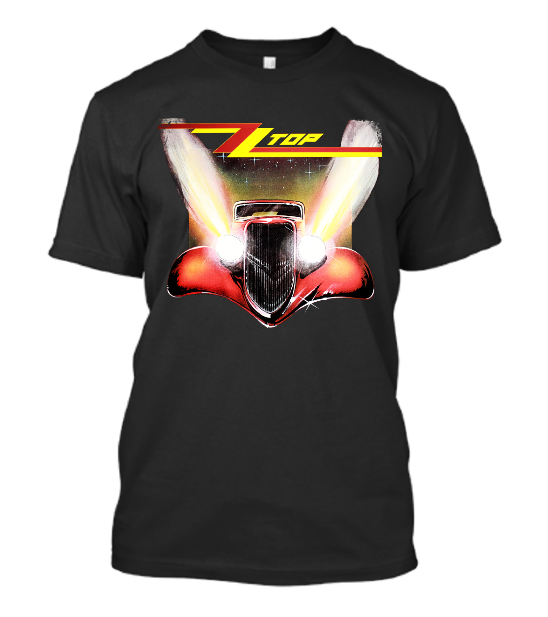 Zz Top Eliminator Hot Rod Album Cover Vintage 80S Band Merch T-Shirt