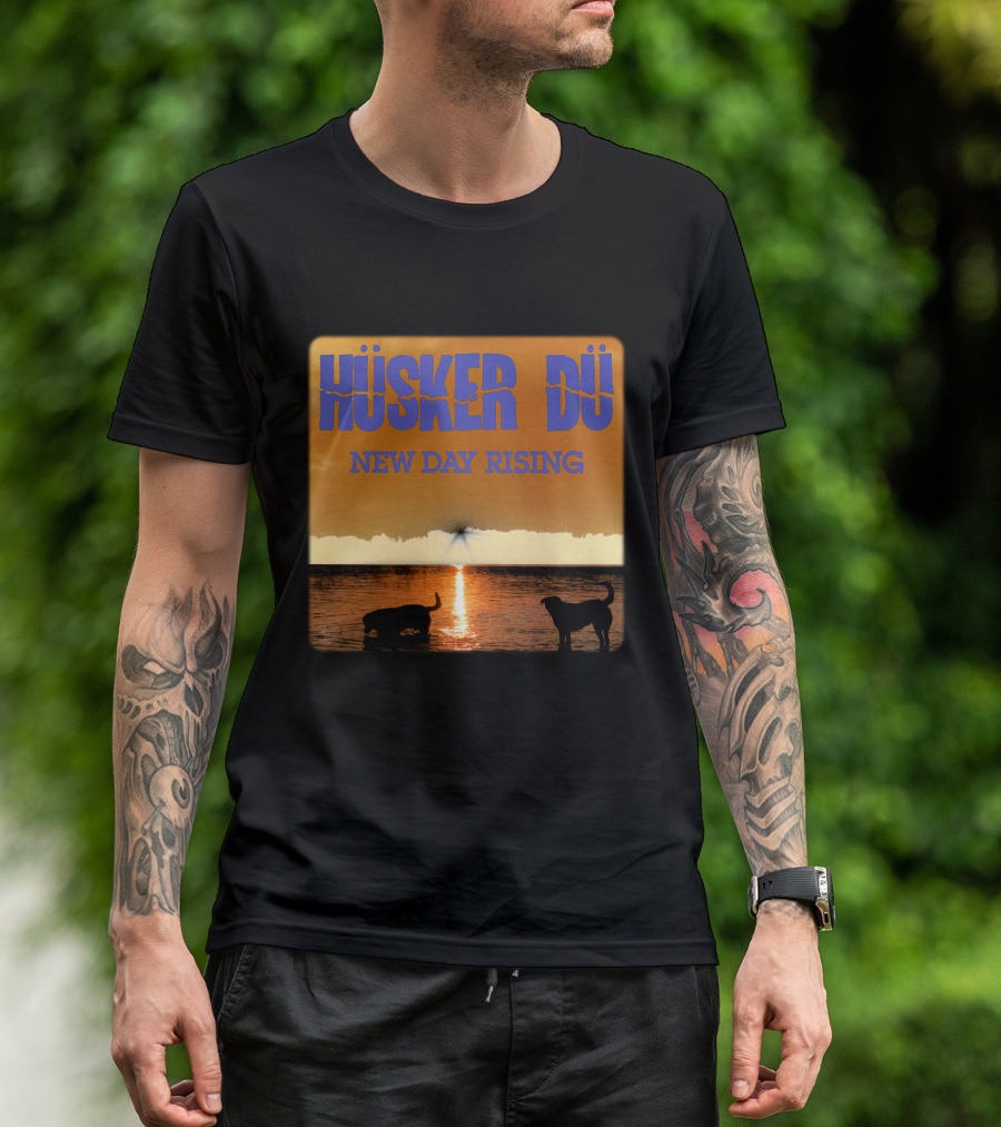 Hüsker Dü New Day Rising Sunrise Dogs T-Shirt