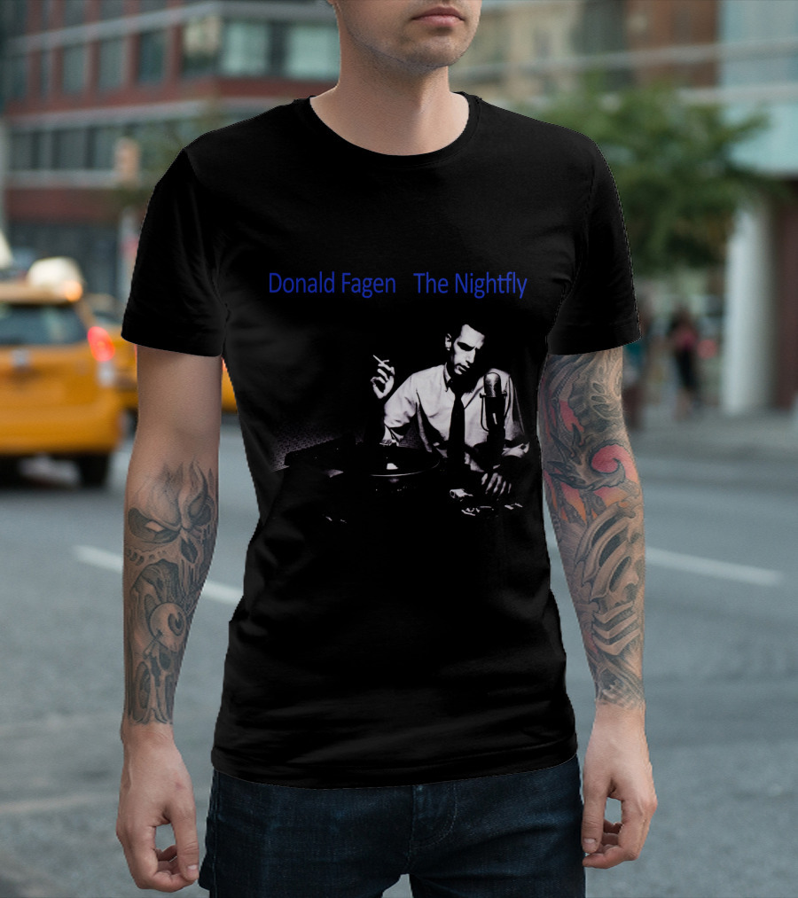 Donald Fagen The Nightfly Jazz Radio Host T-Shirt