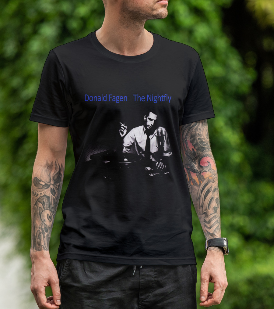 Donald Fagen The Nightfly Jazz Radio Host T-Shirt