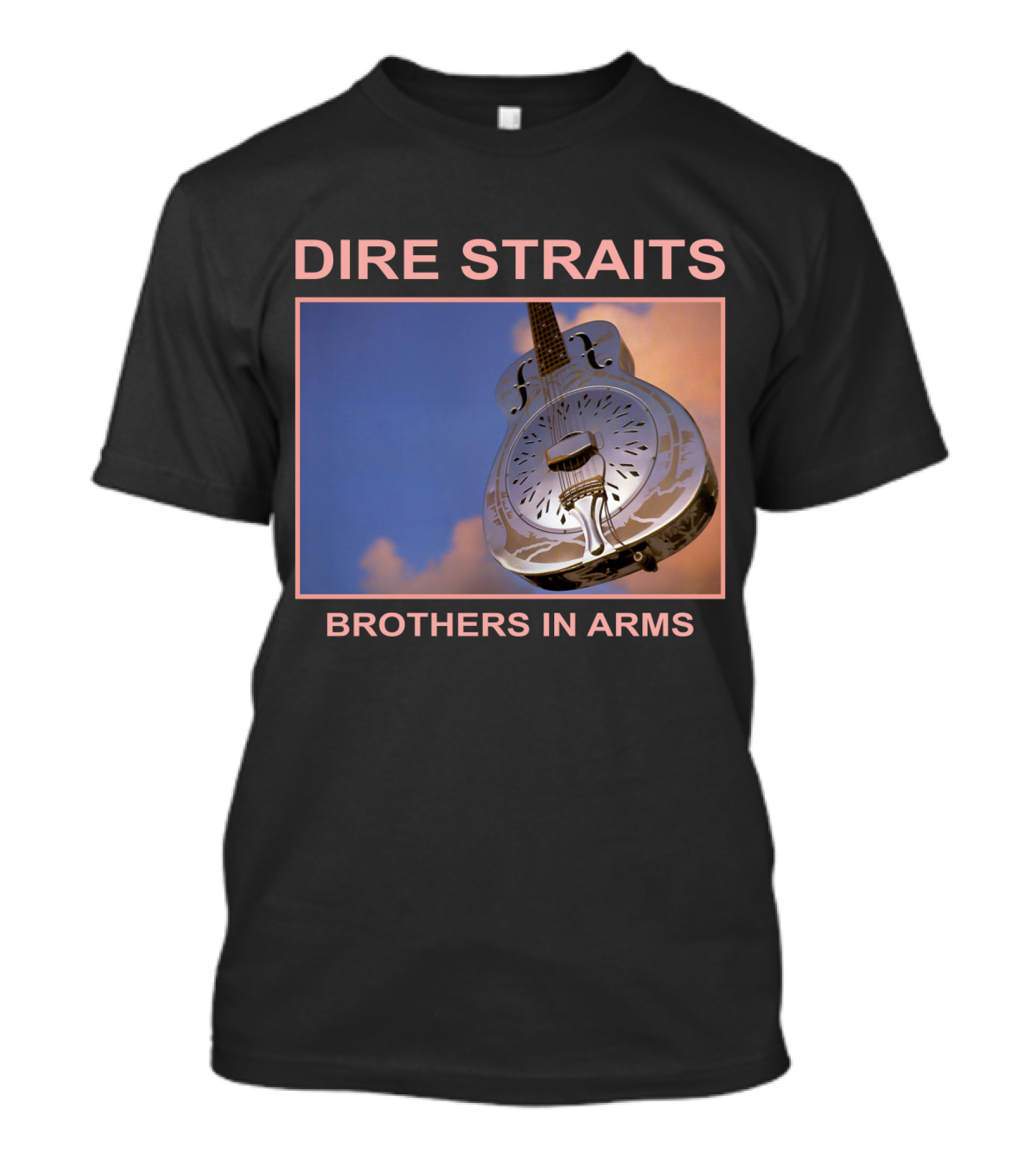 Dire Straits Brothers In Arms Steel Guitar T-Shirt