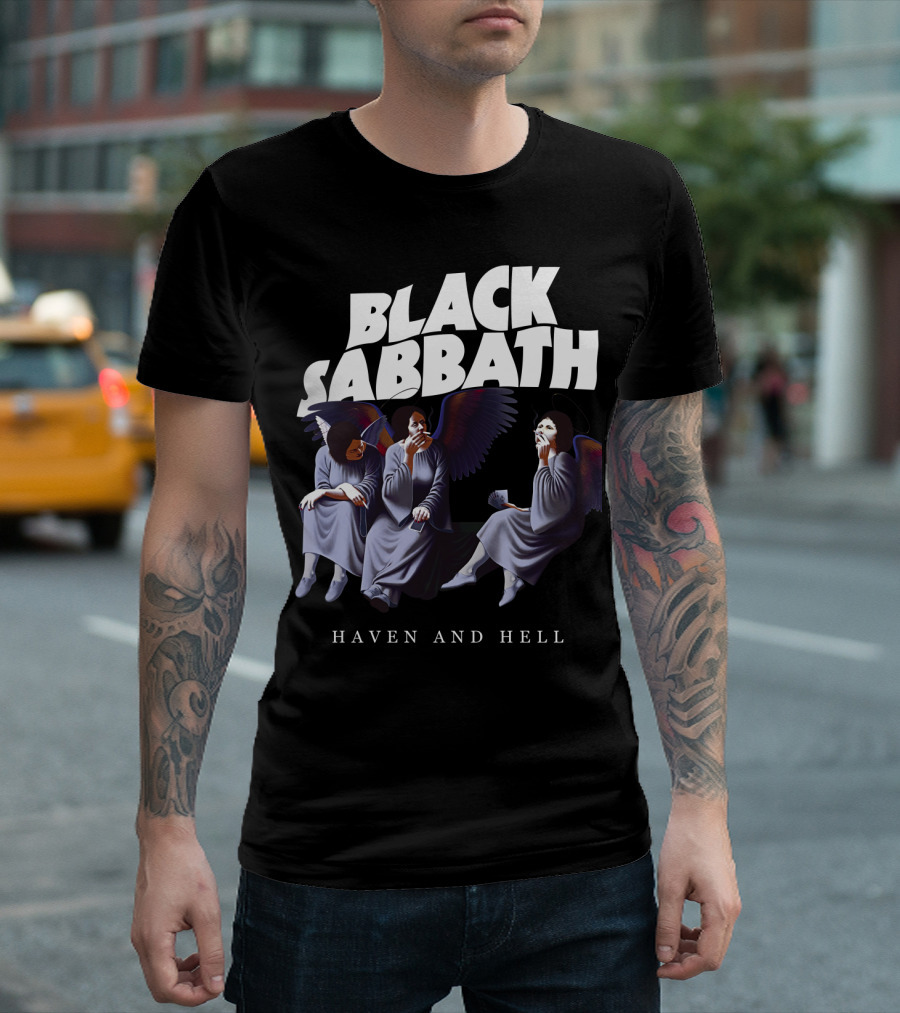 Black Sabbath Heaven And Hell Angels T-Shirt