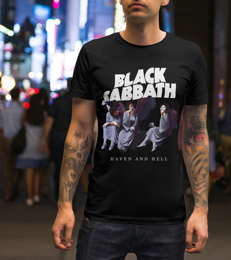 Black Sabbath Heaven And Hell Angels T-Shirt