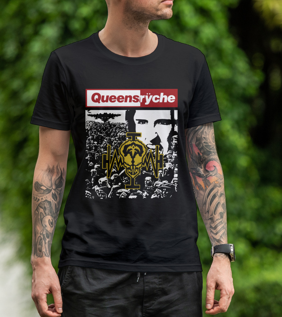 Queensrÿche Operation Mindcrime Album Artwork Iconic Skull T-Shirt