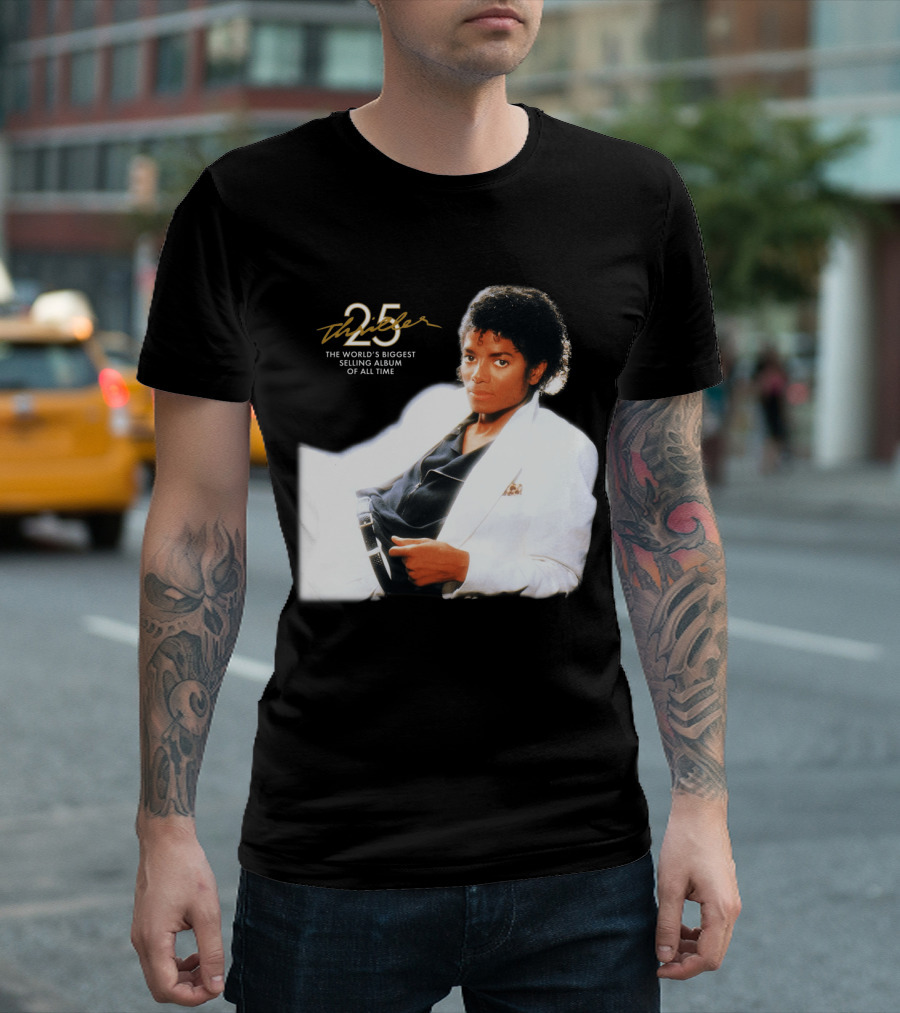 25 Thriller The World's Biggest Selling Album Of All Time T-Shirt