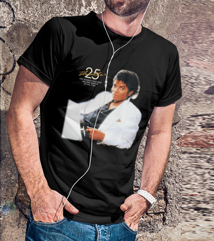 25 Thriller The World's Biggest Selling Album Of All Time T-Shirt
