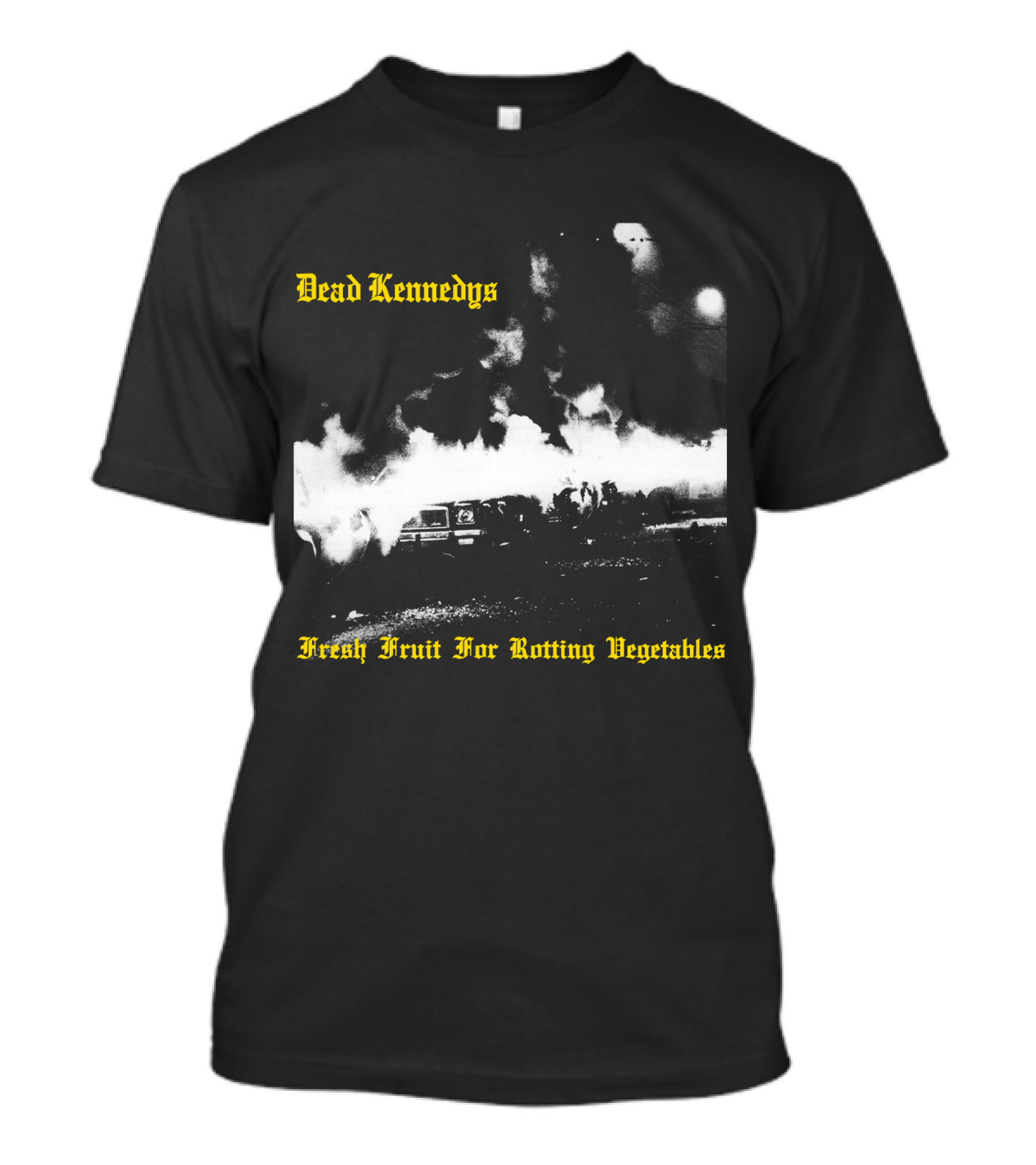Dead Kennedys Fresh Fruit For Rotting Vegetables Burning Cars Scene T-Shirt