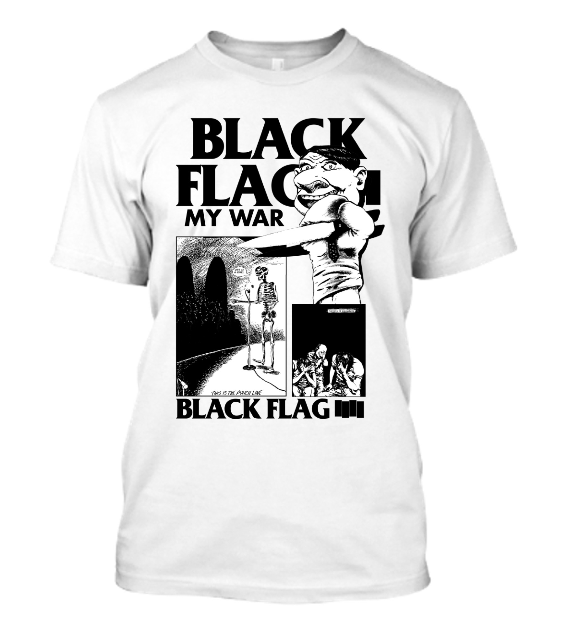 Black Flag My War This Is The Punch Line T-Shirt