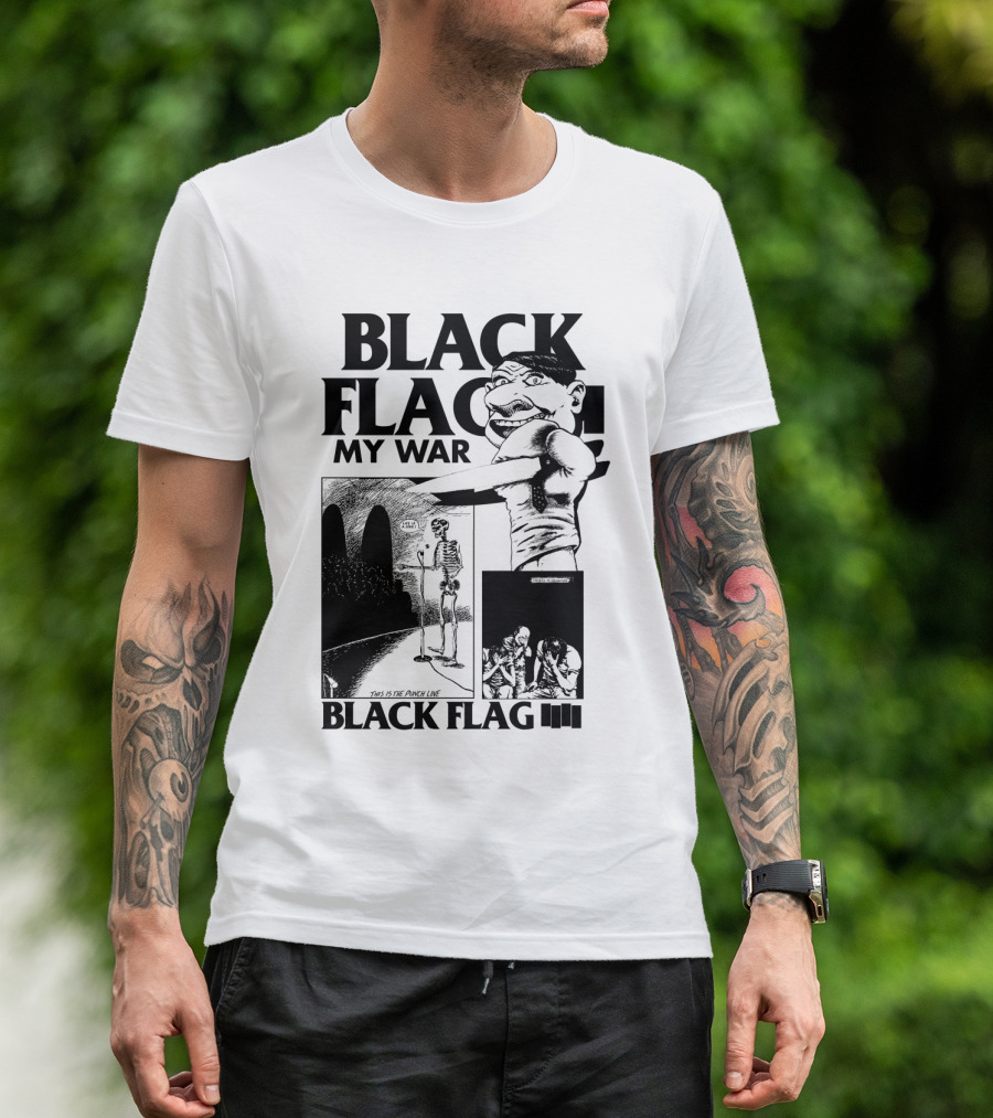 Black Flag My War This Is The Punch Line T-Shirt