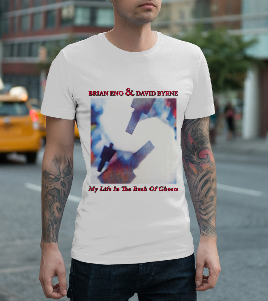 Brian Eno and David Byrne My Life in the Bush of Ghosts T-Shirt