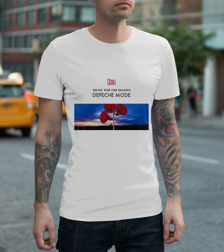 DEPECHE MODE Music For The Masses Sunset Speakers T-Shirt