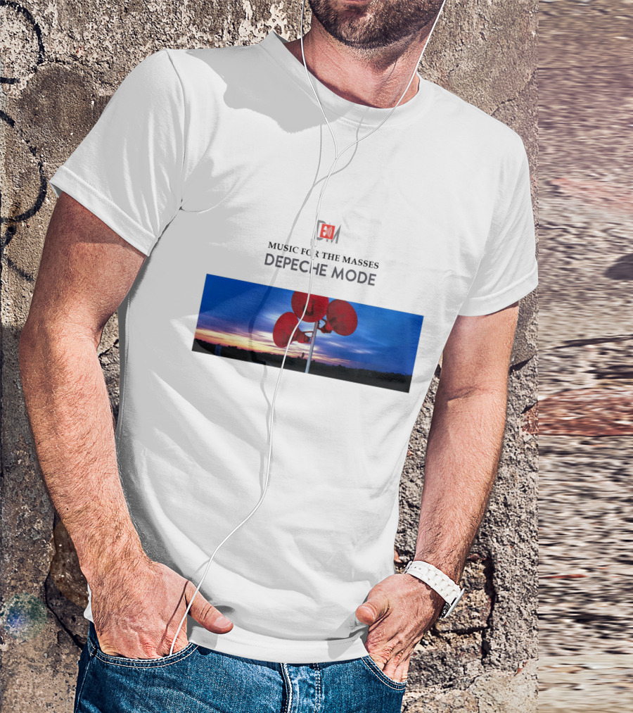 DEPECHE MODE Music For The Masses Sunset Speakers T-Shirt