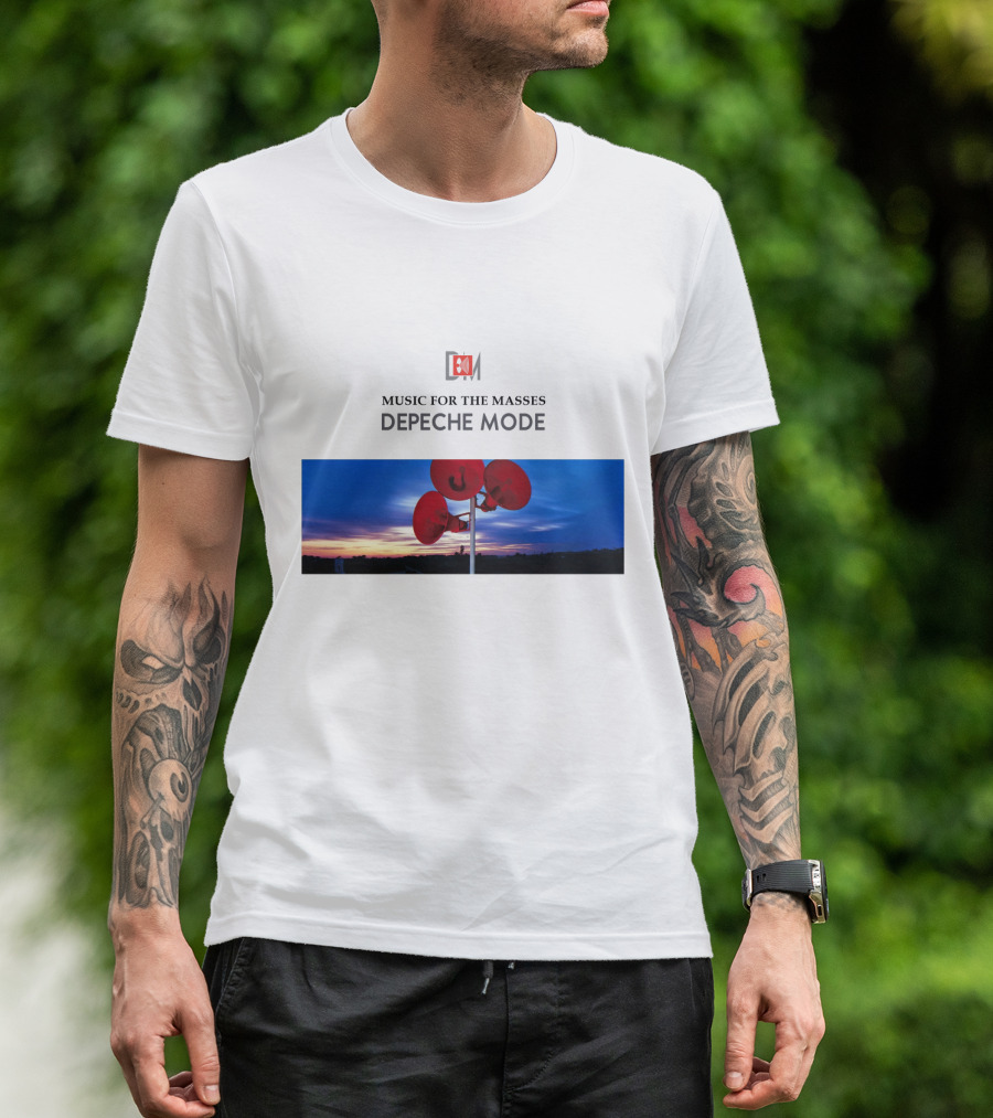 DEPECHE MODE Music For The Masses Sunset Speakers T-Shirt