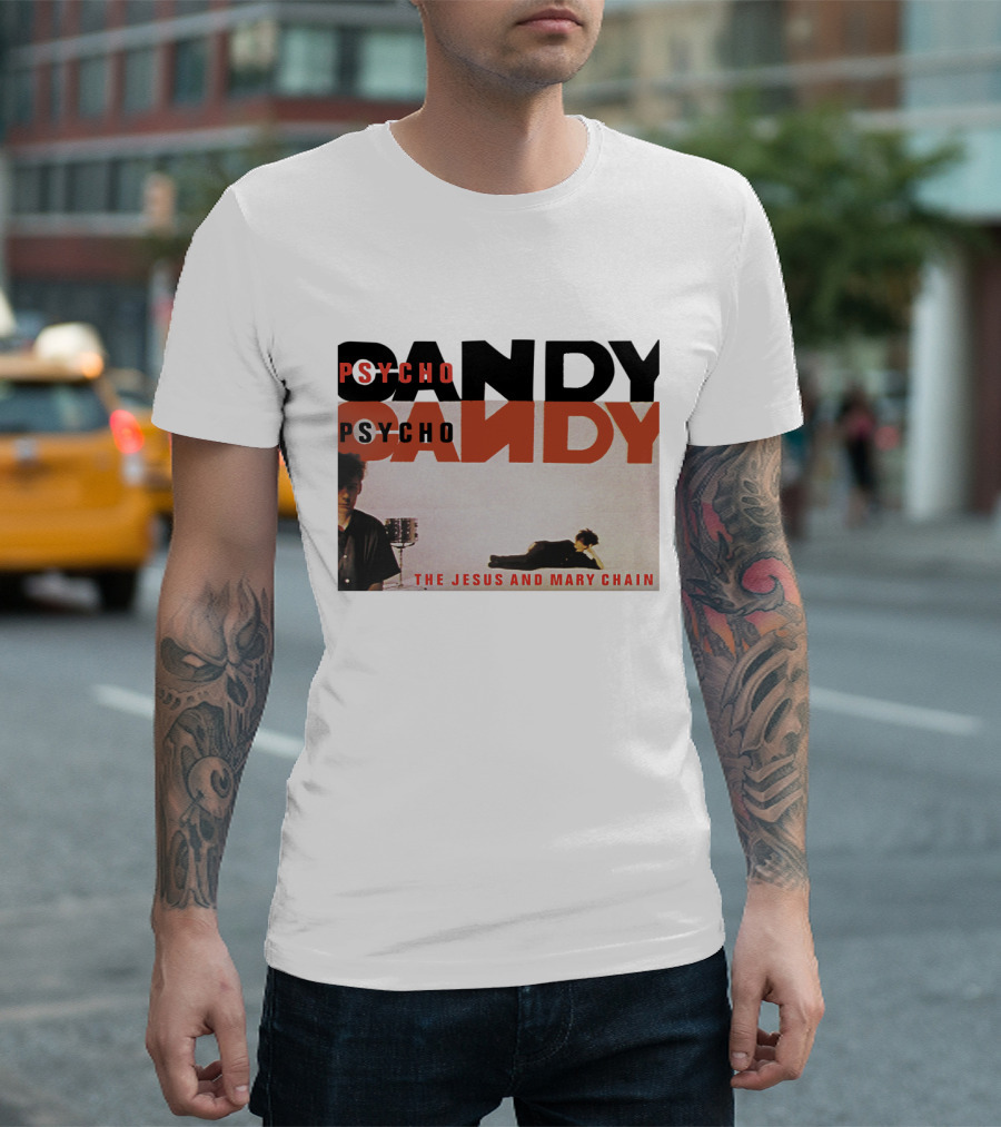 Psychocandy Album Cover The Jesus and Mary Chain T-Shirt
