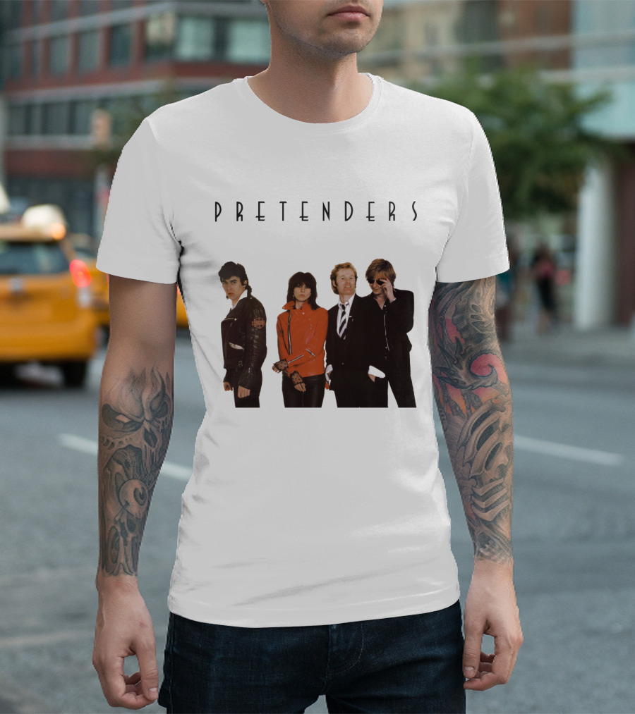 Pretenders Band Classic Album Cover Featuring Iconic Lineup T-Shirt